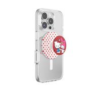 PopSockets Sanrio - Maniglia rotonda per telefono compatibile con MagSafe, anello adattatore incluso, supporto per telefono, compatibile con ricarica wireless, Sanrio - Say Cheese Hello Kitty