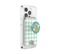 PopSockets Tom & Jerry Chase - Custodia a portafoglio con impugnatura espandibile e anello adattatore per MagSafe, porta carte di credito, compatibile con ricarica wireless, compatibile con MagSafe