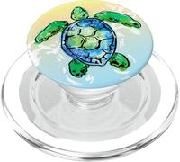 PopSockets Turtle - Impugnatura e supporto per telefono, colore: Tortuga PopSockets PopGrip per MagSafe