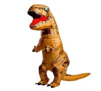Poptrend Costume gonfiabile da dinosauro per adulti e bambini, divertente costume di Halloween per feste, cosplay, travestimenti, unisex, per adulti