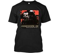 Popular Konkwista 88 European Song of Glory Rock T-Shirt Black Graphic Unisex Tee Shirt XL