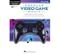Popular Video Game Music Flute Play-Along Book with Online Audio (Tascabile)