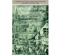 Population and Nutrition: An Essay on European Demographic History