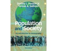 Population and Society: An Introduction to Demography