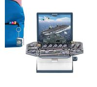 Popup Book Keychain - ABS 5x4x2.6cm | 3D Mini Popup Book, Cute Keychains For Car Keys And Backpacks | Small Gift Fidget Toy For Boys Girls Women Men Everyday Use