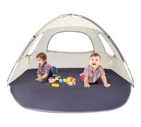 PopUp da spiaggia PopUp, da spiaggia per bambini, protezione UV, portatile e facile da installare, grande spazio antivento, per giardino, pesca, escursionismo, campeggio