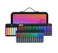 POPUPIANO Tastiera digitale intelligente con tasti illuminati (espandibile a 88 tasti), controller MIDI Chord Pad Tastiera elettronica portatile per apprendimento per prestazioni e composizione, 256
