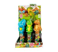 PopUps Dino Friends Lecca Lecca Gusto Fragola Espositore da 10gr x 12