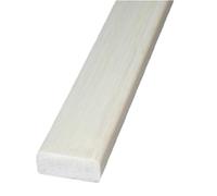 POQAX Barra solida in fibra di vetro piatta da 2 pezzi, barre elastiche in lunghe 0,5 m, striscia spugna in bianca for modello aereo RC(6X30mm)