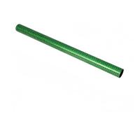 POQAX Tubo in fibra di carbonio colorato, tubo in fibra di carbonio esterno lucido 3K, tubo in fibra di carbonio L 0,5 m for aeroplano RC(Green,8x6mm)