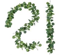 poraceous 2 Pezzi Ghirlanda di Rosa Artificiali, Appesa Rattan, Rose Viti, 45 teste Artificiale Finto Ghirlanda di Rose, Fiori Finti per Decorazioni, Appese Fiori per Decorare Feste-B