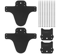 poraceous 2 Pezzi Parafanghi per Mountain Bike, Fit 20-29 Pollici MTB Parafango Anteriore Posteriore Parafanghi Universali per Mountain Bike, Paraspruzzi per Bicicletta MTB con Cavo di Collegamento