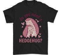 Porbettini Hai Bisogno Di Un Hedgehug Maglietta Divertente Da Uomo 100% Cotone