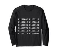 Porca Madonna In Codice Binario Binary Code Maglia a Manica
