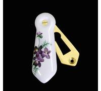Porcelain Ceramic Chiave Foro Rosetta Porta Cover Floreale / Fiore Design
