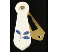 Porcelain Ceramic Chiave Foro Rosetta Porta Cover Floreale / Fiore Design