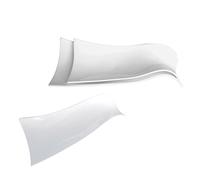 Porcellana Forma Tegole 26 Cm Bianco Porcellana - 6 Un.