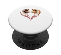 Porcellino d’India a Forma di Cuore PopSockets PopGrip Adesivo