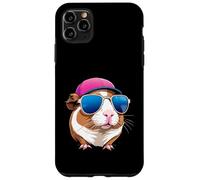 Porcellino d’India con cappellino e occhiali da sole Custodia per iPhone 11 Pro Max