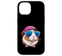 Porcellino d’India con cappellino e occhiali da sole Custodia per iPhone 14