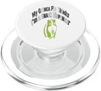 Porcellino d'India La mia cavia pensa che io sia un distributore di snack PopSockets PopGrip per MagSafe