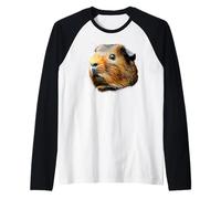 Porcellino d'India Roditori Capibara Cavia Domestica Maglia con Maniche Raglan