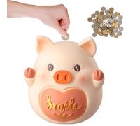 Porcellino Salvadanaio Animali, Salvadanaio di Maiale Dinosauro Carino, Banche di Denaro Monete Adorabile, Piggy Bank di Grande Capacità per Ragazzi Bambina Adulti Decorazione Della Casa (A)