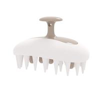 Porceosy Spazzola per shampoo per massaggio del cuoio capelluto con setole morbide Massaggiatore per la crescita dei capelli Manico ergonomico Portatile da viaggio Uomini Donne Crescita dei capelli