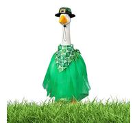 Porch Duck Costume, All-Season Decorative Outfit for Lawn and Garden Ducks, Seasonal Clothing for Thanksgiving, Fall, Easter, Farmhouse Entryway, Patio, & Yard Decoration