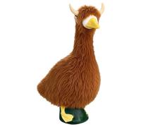 Porch Goose Cow Costume - Plush Horns Farm Animal Suit | 23" Statue