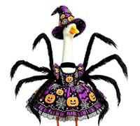 Porch Goose Halloween Outfit - Spider Design Festive Statue Costume