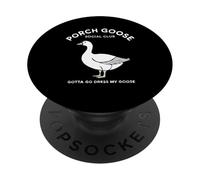 Porch Goose Social Club - Scritta divertente PopSockets PopGrip Adesivo