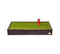 Porch Potty Artificial Grass Potty Pads Without Sprinklers - Standard Size 26x50x7 Reusable Potty Training Pad - Washable Pee Pad for Dogs - Instant Drainage - Quick Absorb - 4x2 Ft Grass Area