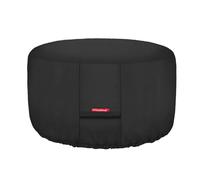 Porch Shield Copertura per braciere, impermeabile, 600D, resistente, rotonda, per braciere, colore nero, 81,3 cm