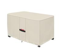 Porch Shield Patio Fire Pit Cover - Impermeabile 600D Outdoor rettangular Fire Table Cover Deck Box Protector - 48 x 28 pollici, Beige