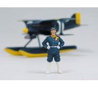 Porco Rosso model kit with figure 1/48 Curtiss R3C-0 Seaplane & Curtis