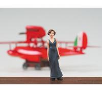 Porco Rosso model kit with figure 1/48 Savoia S.21F Version 2 & Gina
