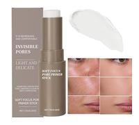 Pore Primer Stick, Matte Makeup Base, 7.5g Oil Control Moisturizer, Invisible Finish, Long-Lasting Wear for Daily Use, Wedding, Travel, Parties Morning to Night Without Touch-Ups