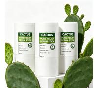 Pore Relief Multi Balm Stick - Balsamo multi balsamo coreano al collagene con cactus per viso e occhi, stick anti-invecchiamento e rassodante per la cura della pelle coreano per rinfrescare e affinare