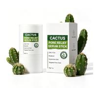 Pore Relief Multi Balm Stick - Balsamo multi balsamo coreano al collagene con cactus per viso e occhi, stick anti-invecchiamento e rassodante per la cura della pelle coreano per rinfrescare e affinare