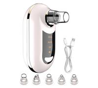 Pore Remover, USB Rechargeable Whitehead Extractor, 3.94x1.42x2.17 Inches Three Suction Setting Deep Cleaning Skin Care Tool for Men, Women, Bath Routine, Daily Facial Maintenance