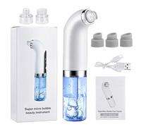 Pore Vacuum Remover - Electric 3 Modes Sucker Tool, Rechargeable Blackhead Cleaner, Gentle Suction Facial Device | Electric Pore Vacuum For Men Women, Home Spa, Daily Skin Care, Travel, Nose Cleaning,