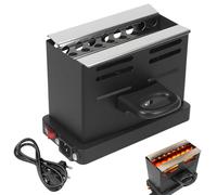 PORFOYO Accenditore a carbone elettrico per narghilè, con cavo da 40 cm, tostapane da 800 W, carbone, carbone elettrico, griglia a carbone, per cubi Hookah, 30 x 7 cm