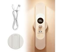 PORFOYO Lampada da parete per interni con rilevatore di movimento, lampada da parete a LED per interni, senza fili, ricaricabile, per scale, soggiorno, camera da letto, corridoio, 2 modalità magnetica