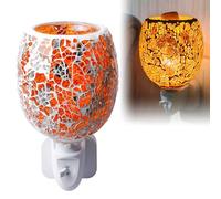 PORFOYO Lampada profumata elettrica 10 W a risparmio energetico per ufficio, camera da letto, yoga, casa, vetro 3D