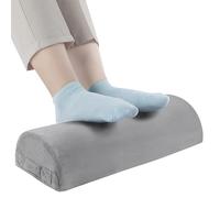 PORFOYO Mezza luna, cuscino a forma di mezzaluna, cuscino cervicale in memory foam, cuscino per gambe semicircolari, lavabile per il sonno, cuscino lombare per collo, ginocchio, vita, 20 x 40 x 10 cm