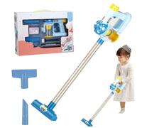Porgeel 1 Set per aspirapolvere per Bambini, 24x5 aspirapolvere Elettrico Staccabile Realistico con aspirazione funzionante, Giocattolo per per Bambini di Costruzione interattiva Che funzi