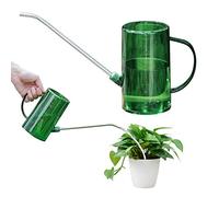 Porgeel Annaffiatoio da 1 5 l Annaffiatoio Piccolo in plastica per Interni con beccuccio Lungo in Acciaio Inossidabile per Piante da Esterno