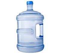 Porgeel Borraccia in plastica senza BPA, 5 l, con tappi a vite e manico integrato, per campeggio, escursionismo, attività all'aperto, piccola