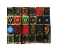 Porgeel Libri in Miniatura 24 Pezzi 1:12 Libri Classici per Case delle Bambole Accessori per la Decorazione della casa delle Bambole per Giochi di finzione